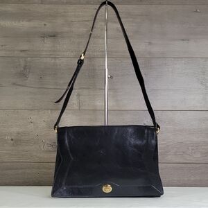 Hobo International Black Leather Shoulder Bag Handbag Purse